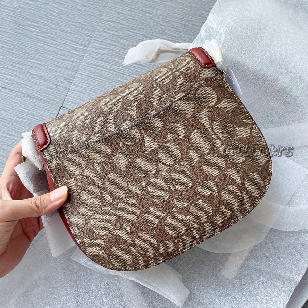 Coach Saddle Crossbody Bag Jade 🦖Guang Yu Limited Edition - Picture 3 of 4